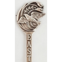 Verzilverde theelepel, Easter 1989